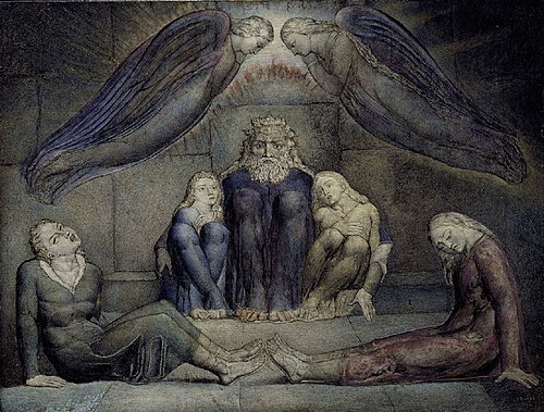 Count Ugolino and his Sons in Prison, 1826, William Blake