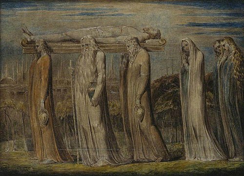 The Body of Christ Borne to the Tomb, 1799, William Blake