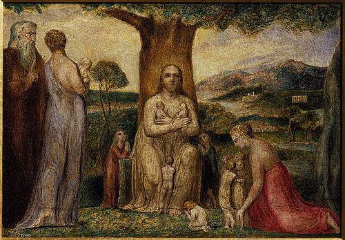 Christ Blessing the Little Children, 1799, William Blake