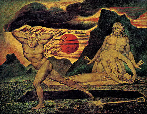 The Body of Abel Found by Adam and Eve, 1826, William Blake