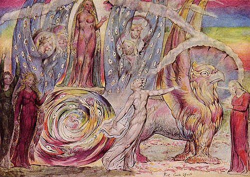 Beatrice Addressing Dante from the Car, 1820, William Blake