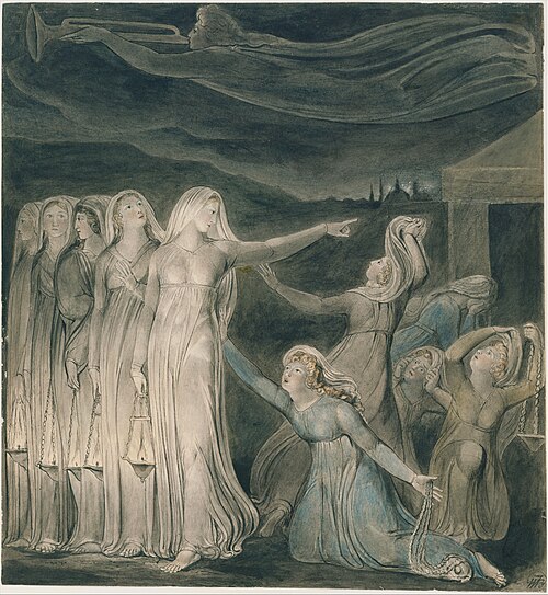The Wise and Foolish Virgins, 1800, William Blake