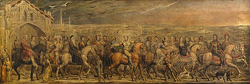 The Canterbury Pilgrims, 1808, William Blake