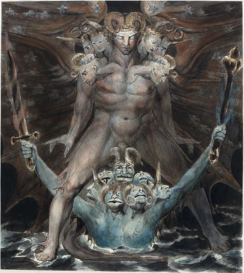 The Great Red Dragon paintings, 1805, William Blake