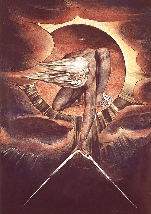 L'Éternel ou l'Ancien des temps, 1827, William Blake