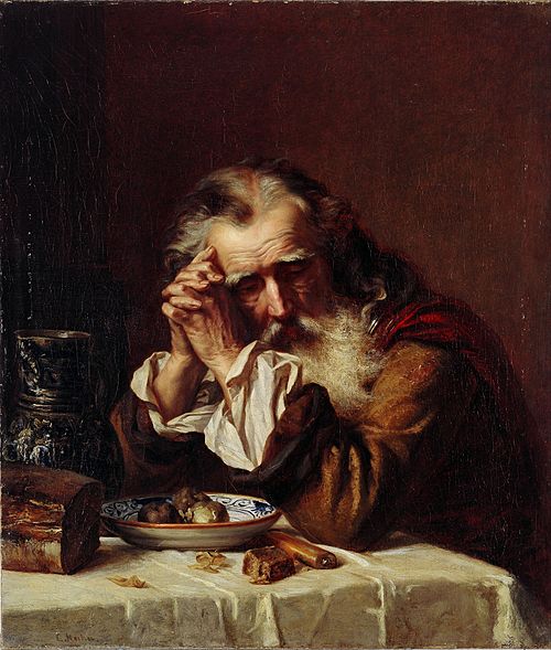 Old Man’s Head, 1872, Kārlis Hūns