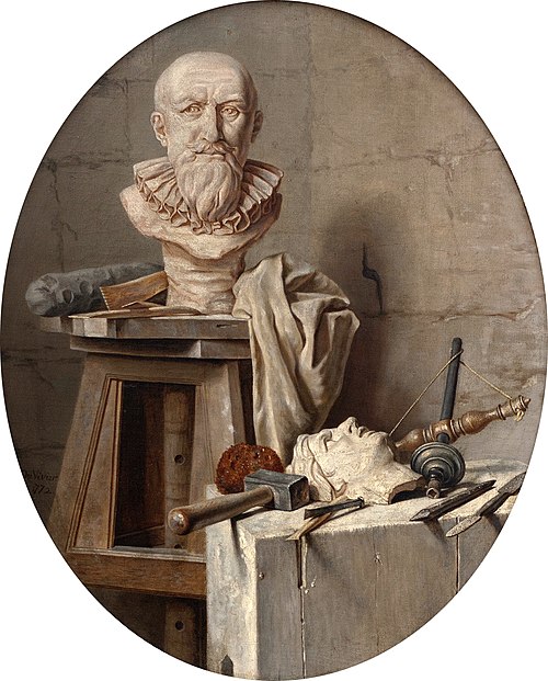 L'atelier du sculpteur, 1772, Thomas Germain Joseph Duvivier