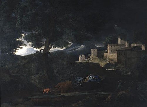 L'Orage, 1650, Nicolas Poussin