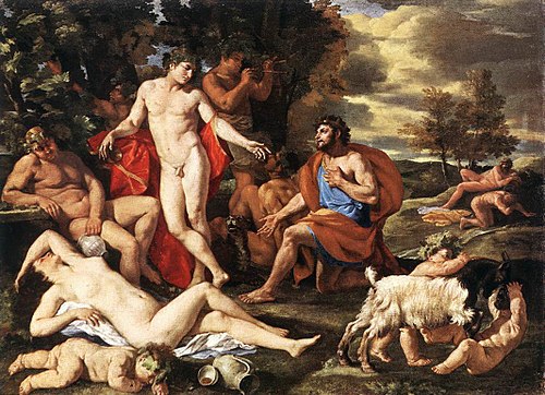 Midas devant Bacchus, 1624, Nicolas Poussin