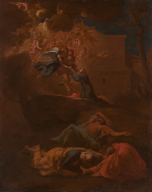 The Agony in the Garden, 1626, Nicolas Poussin