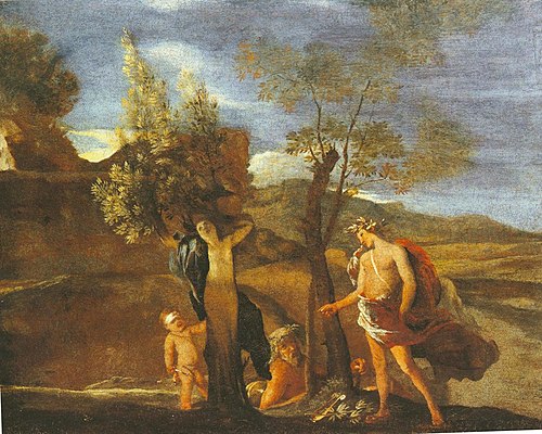 Apollon et Daphné, 1625, Nicolas Poussin