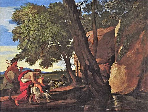L'Enfance de Bacchus, 1628, Nicolas Poussin