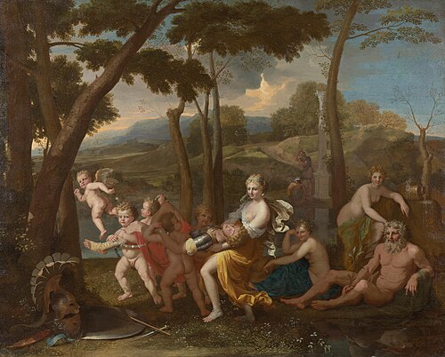 The Abduction of the Euthanized Rinaldo, 1637, Nicolas Poussin