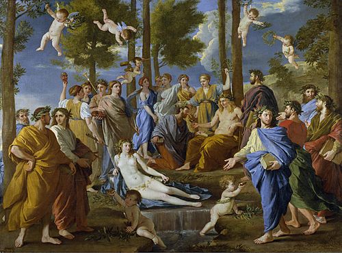 Le Parnasse, 1630, Nicolas Poussin