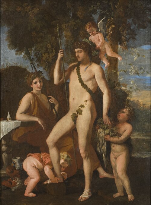 Bacchus-Apollon, 1626, Nicolas Poussin