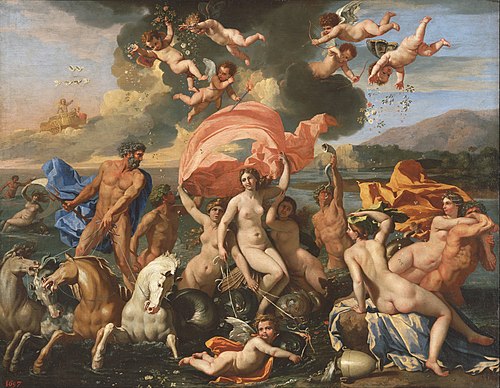 Le Triomphe de Neptune, 1635, Nicolas Poussin