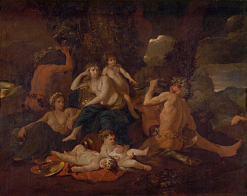 L’Enfance de Bacchus, 1630, Nicolas Poussin