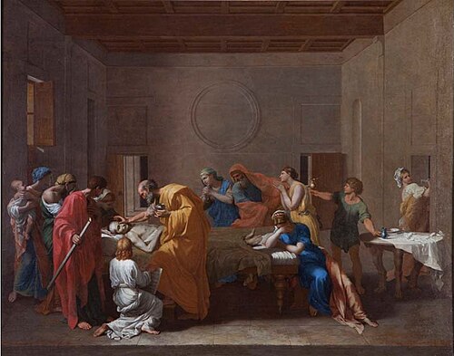 L'Extrême-onction, 1638, Nicolas Poussin