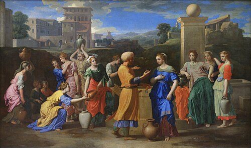 Éliézer et Rebecca, 1648, Nicolas Poussin