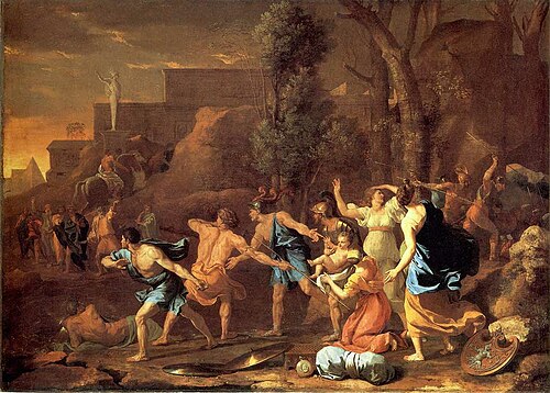 Le Jeune Pyrrhus sauvé, 1634, Nicolas Poussin