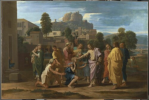 Les Aveugles de Jéricho, 1650, Nicolas Poussin
