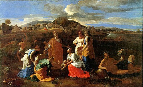 Moïse sauvé des eaux, 1647, Nicolas Poussin
