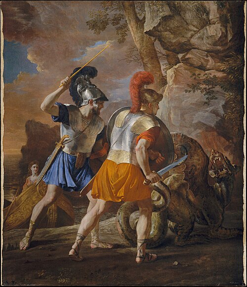 Les Compagnons de Renaud, 1633, Nicolas Poussin