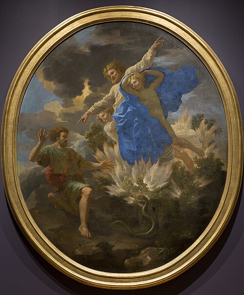 Moses and the Burning Bush, 1641, Nicolas Poussin