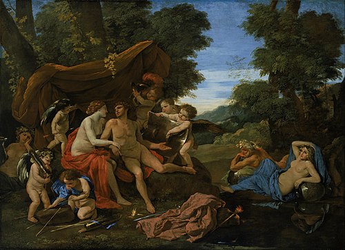 Mars and Venus, 1630, Nicolas Poussin