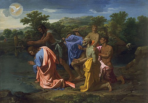 The Baptism of Christ, 1658, Nicolas Poussin