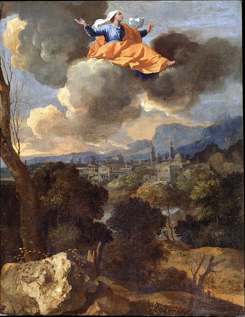 The Translation of Saint Rita of Cascia, 1633, Nicolas Poussin