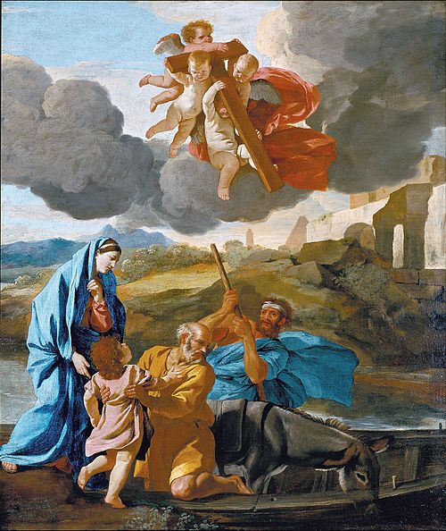 The Return of the Holy Family from Egypt, 1628, Nicolas Poussin