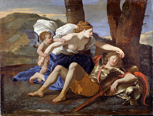 Rinaldo and Armida, 1629, Nicolas Poussin