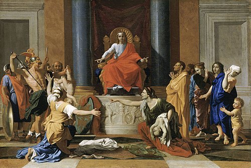 The Judgment of Solomon, 1649, Nicolas Poussin