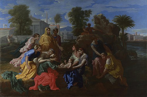 The Finding of Moses, 1651, Nicolas Poussin