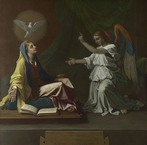 The Annunciation, 1655, Nicolas Poussin