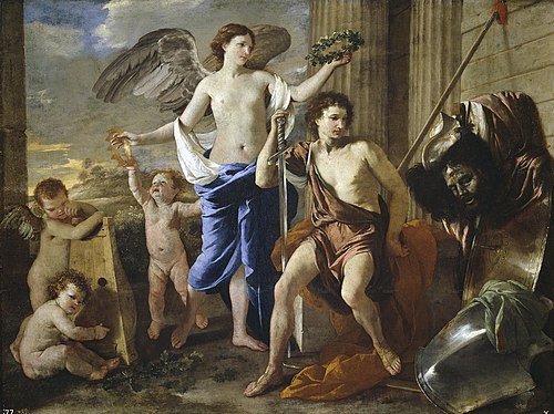 Le Triomphe de David, 1630, Nicolas Poussin