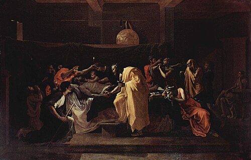 The Sacrament of Extreme Unction, 1644, Nicolas Poussin