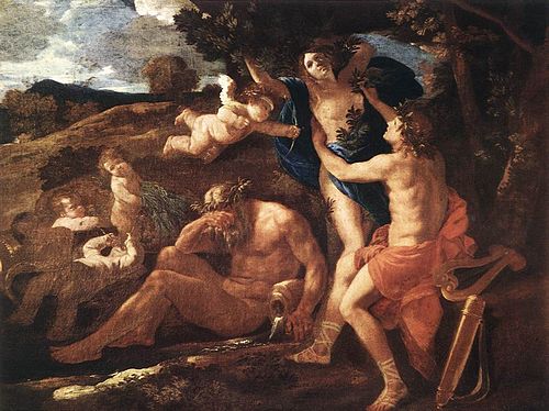 Apollon et Daphné, 1625, Nicolas Poussin