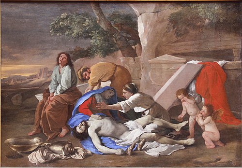 La Lamentation sur le Christ, 1628, Nicolas Poussin