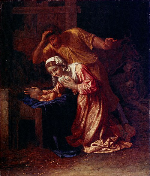 Nativity, 1653, Nicolas Poussin