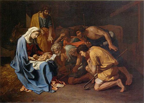 The Adoration of the Shepherds, 1650, Nicolas Poussin