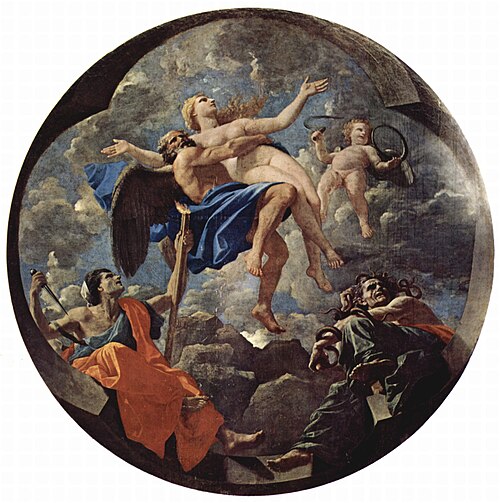 Time defending Truth against the attacks of Envy and Discord, 1641, Nicolas Poussin