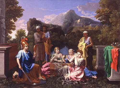 Achille à Skyros, 1656, Nicolas Poussin