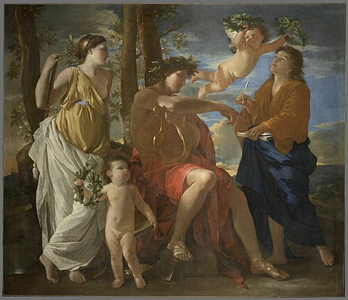 The Inspiration of the Poet, 1629, Nicolas Poussin