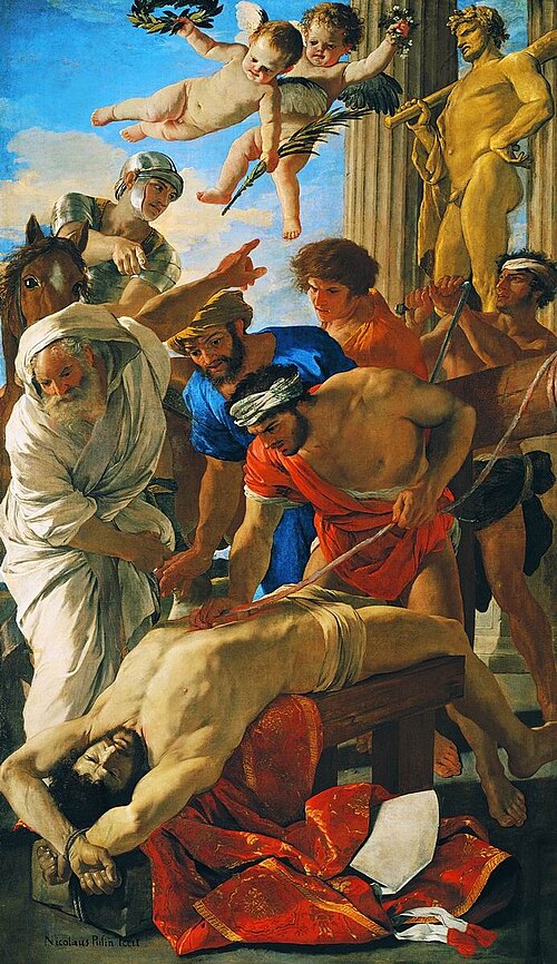 Le Martyre de saint Érasme, 1628, Nicolas Poussin