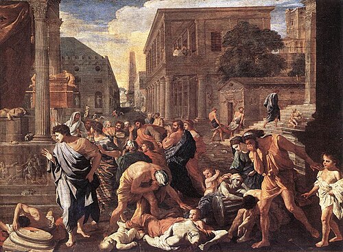 The Plague at Ashdod, 1630, Nicolas Poussin
