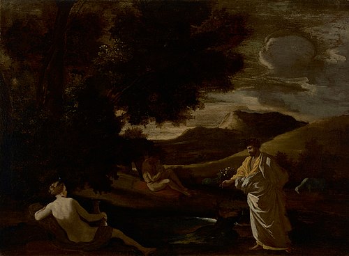 King Midas Turns an Oak Branch to Gold, 1625, Nicolas Poussin