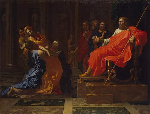 Esther before Ahasuerus, 1655, Nicolas Poussin