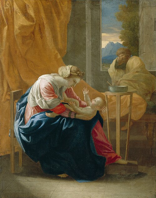 The Holy Family, 1641, Nicolas Poussin